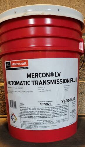 mercon lv gallon|mercon Lv 5 gallon.